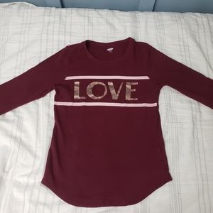 Girls knitted tee